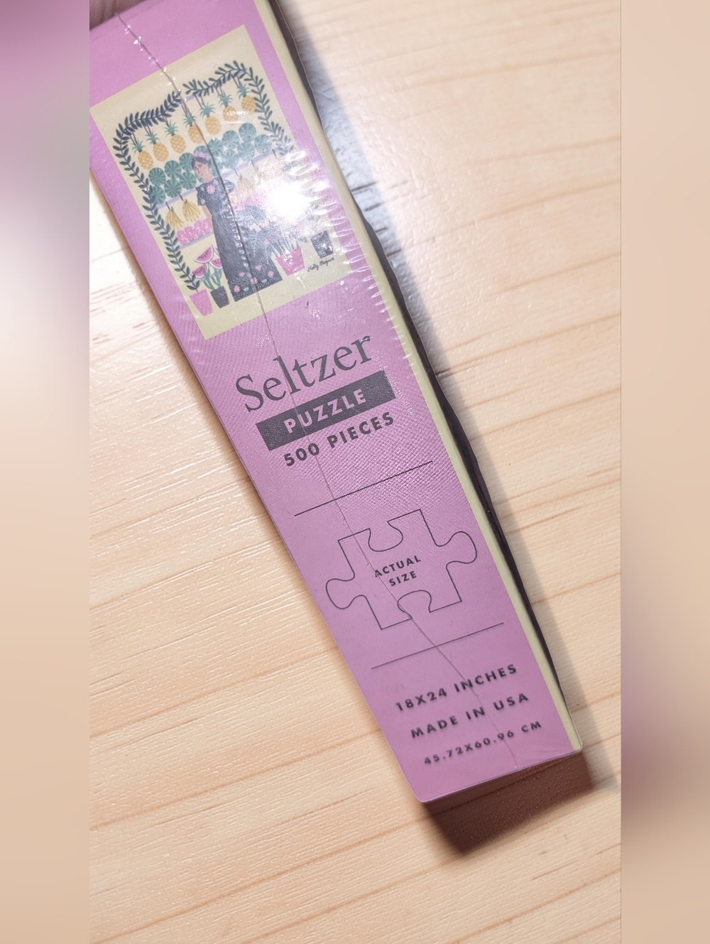 Seltzer 500 pc Puzzle NEW Frida Kahlo Inspo | Holly Maguire | Mother’s Day Gift - Picture 4 of 6